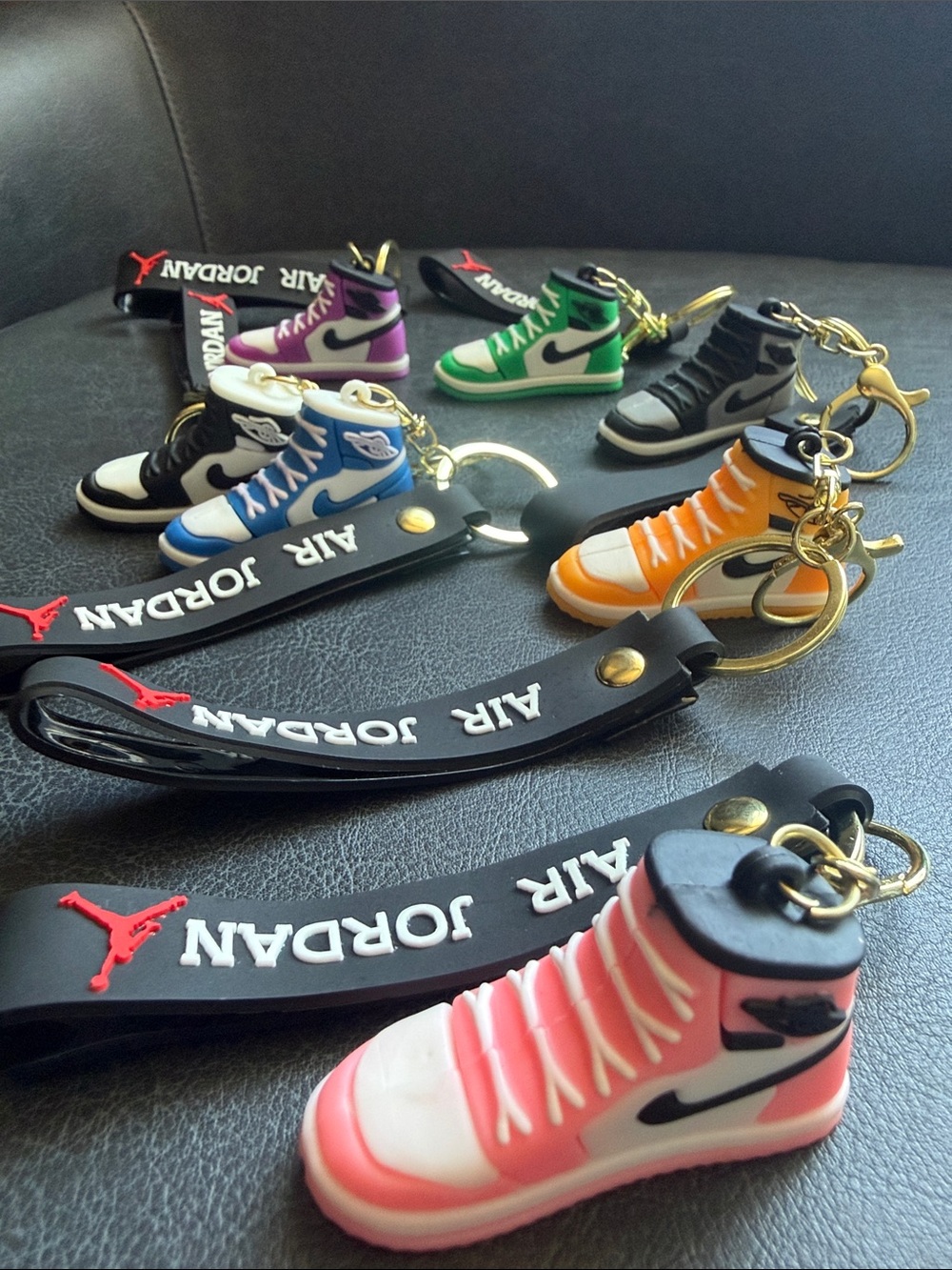 Pick one fashion Air Jordan Mini Sneaker Keychain - Pink